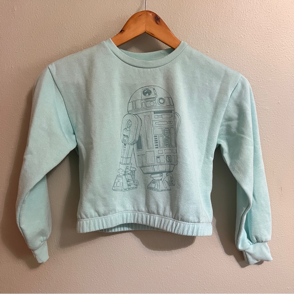 Star Wars Girls’ Light Blue R2-D2 Sweatshirt